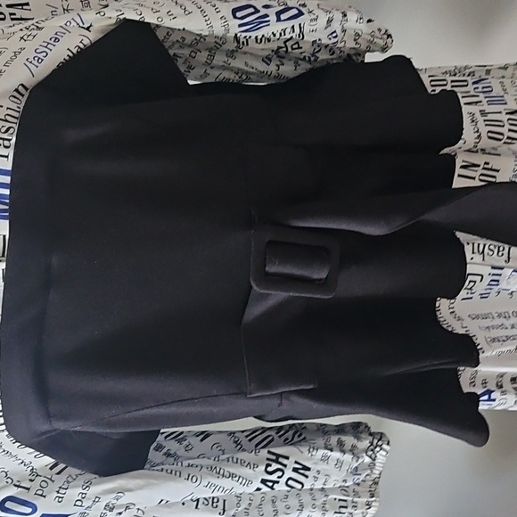 7th Avenue Design Studio Unique Corset Hi-Low Hem Blouse - Picture 5 of 14